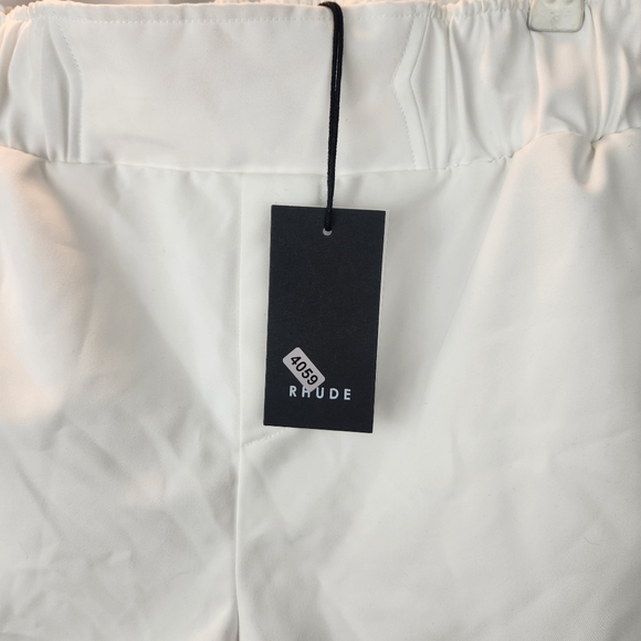 Rhude SS22 collection white logo shirts size L BNWT - Picture 3 of 9